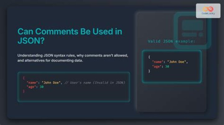 Are comments allowed in JSON?