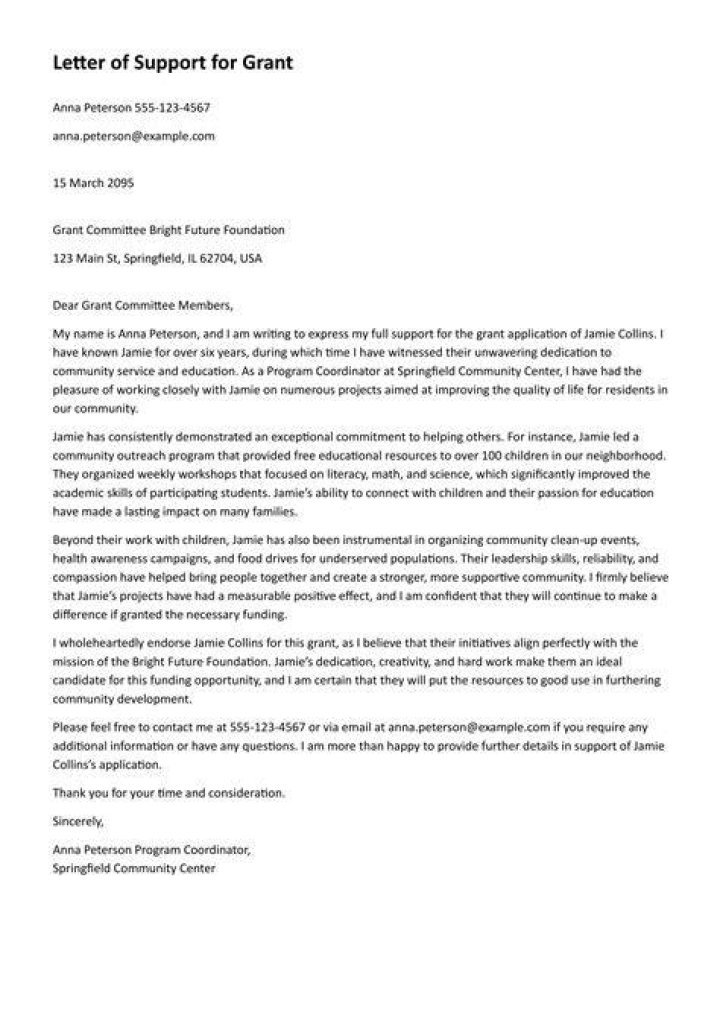 Are letters of support required for NIH grants?