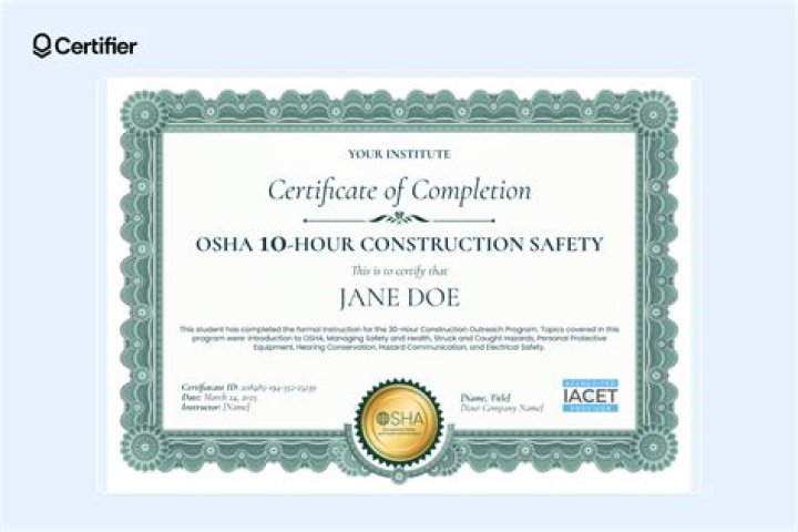 Can I get OSHA certification online?