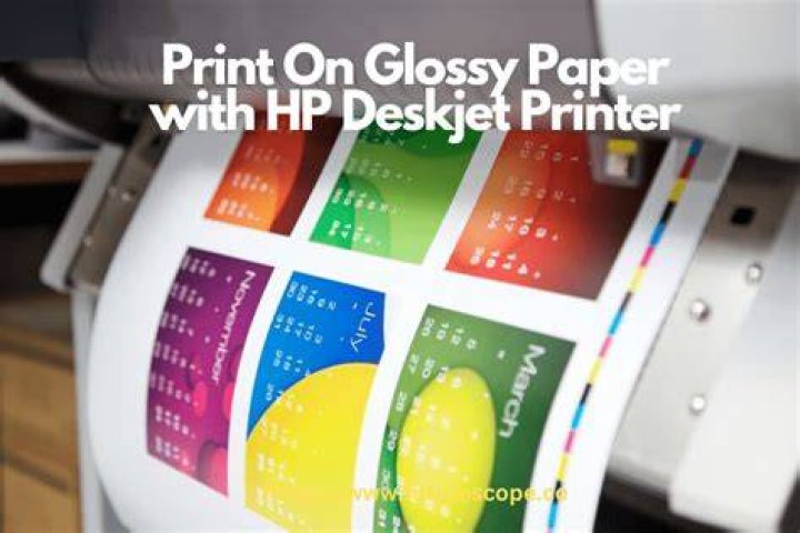 Can I print on glossy paper with an inkjet printer?