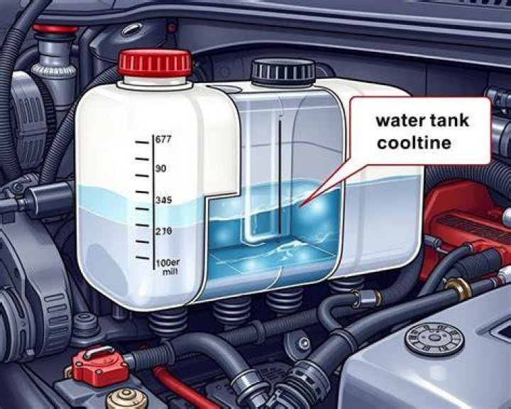 Can I put just water in my coolant tank?