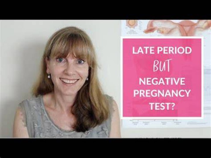 Can you be a week late and still test negative?
