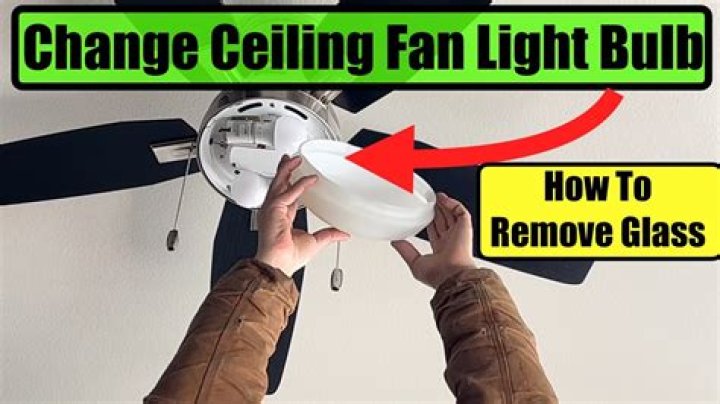Can you change ceiling fan light shades?