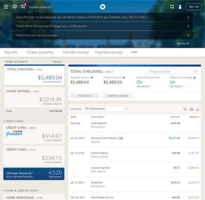 Can you QuickPay a non Chase account?