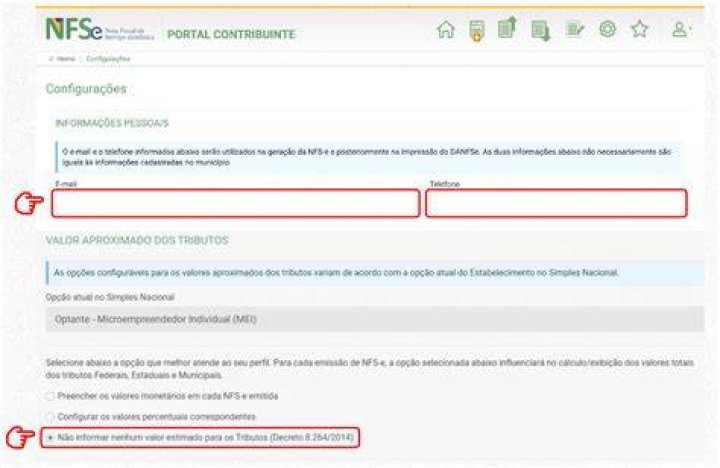 Como alterar a receita do Simples Nacional?