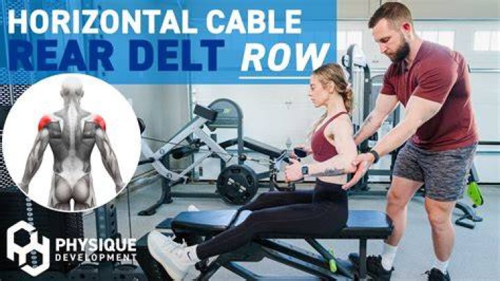 Do cable rows work rear delts?