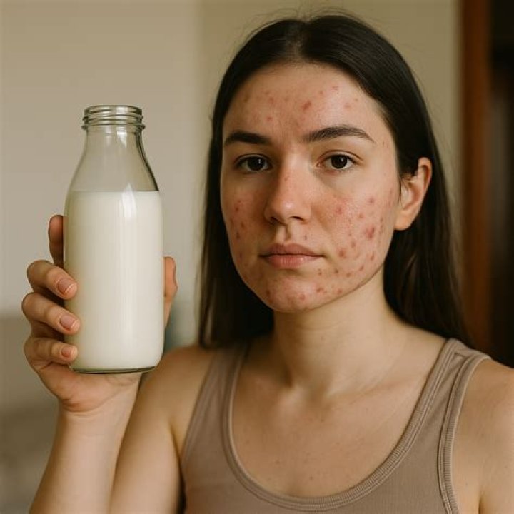 Do hormones in milk cause acne?