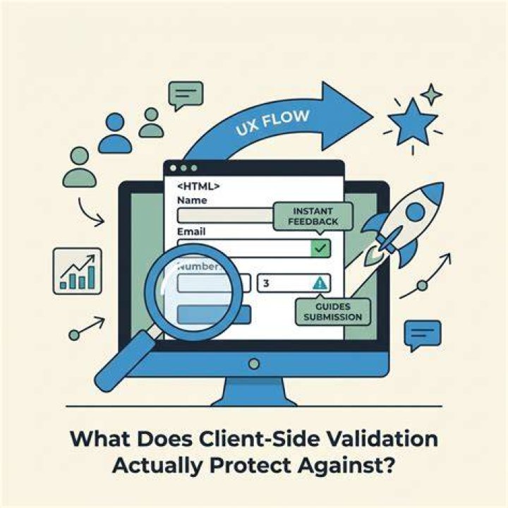 Does HTML provide client-side validation?