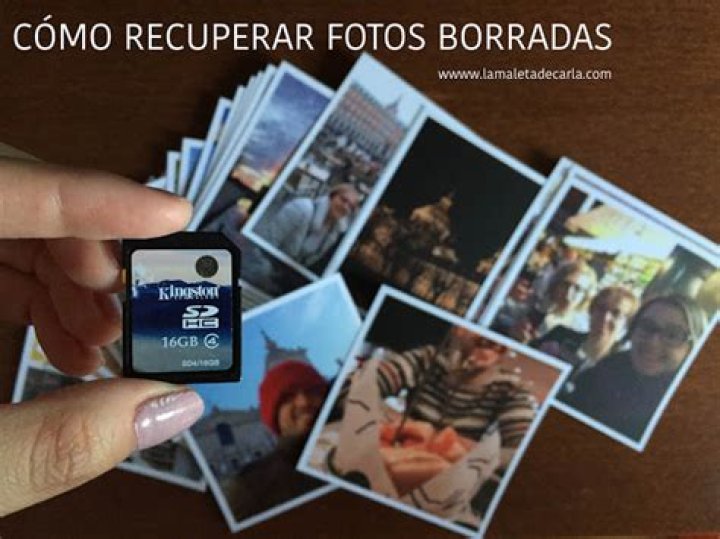 Es posible recuperar fotos borradas de una tarjeta SD?