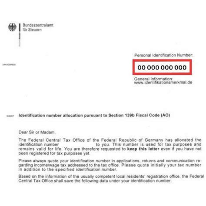 How can a freelancer get a tax number in Germany?