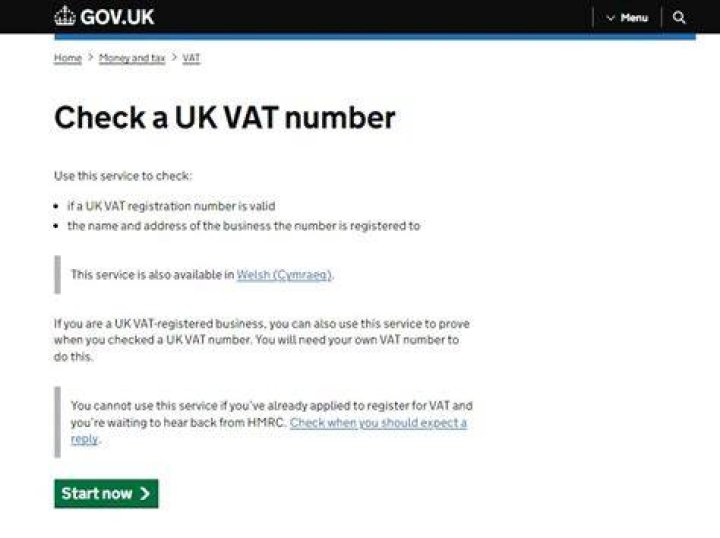 How can I check a VAT number?