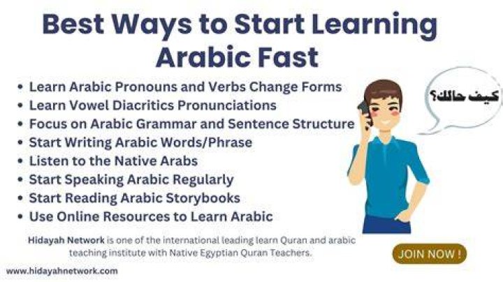 How can I learn Arabic fast for free?