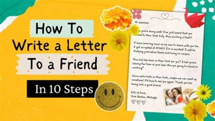 How can I write a beautiful letter to my friend?