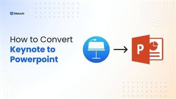 How do I convert keynote to HTML?