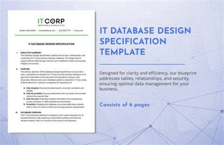 How do I create a database design document?