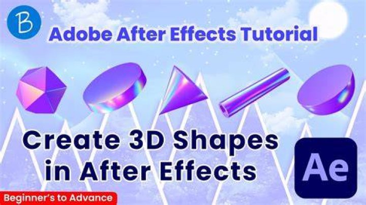 How do I enable 3D in After Effects?