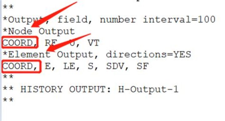 How do I find my coordinates in Abaqus?