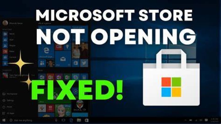 How do I fix the Microsoft Store not opening?