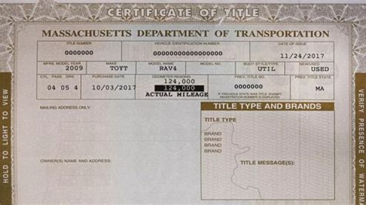 How do I get a duplicate title in Massachusetts?