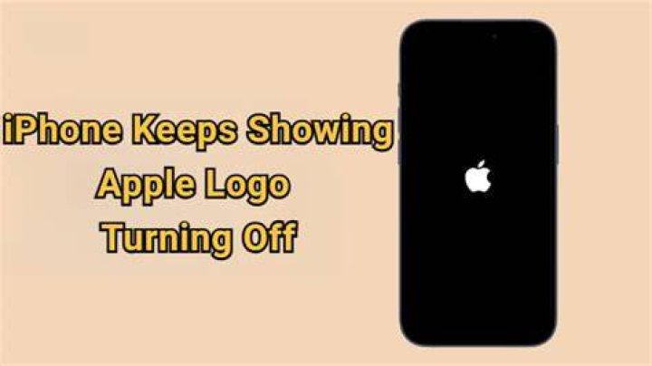 How do I get the Apple logo off my iPhone without restoring it?