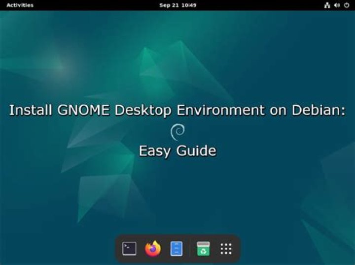 How do I install Gnome on Debian 10?