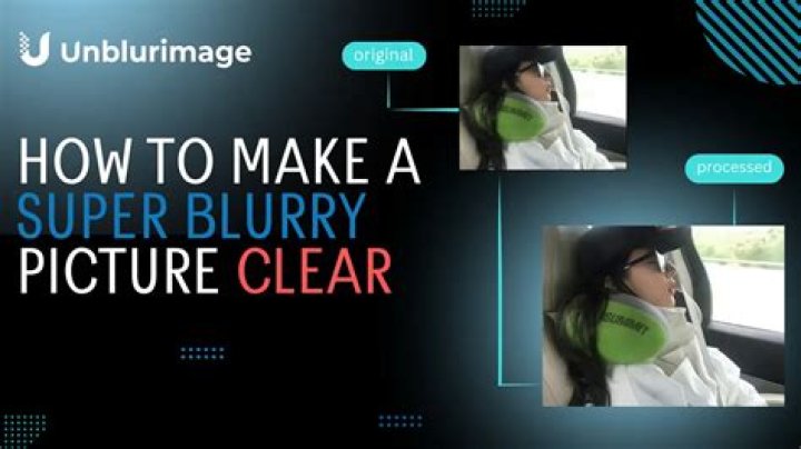 How do I make a blurry picture clear in Lightroom?