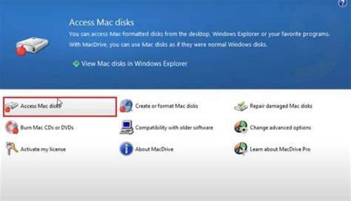 How do I read a Mac drive on Windows?