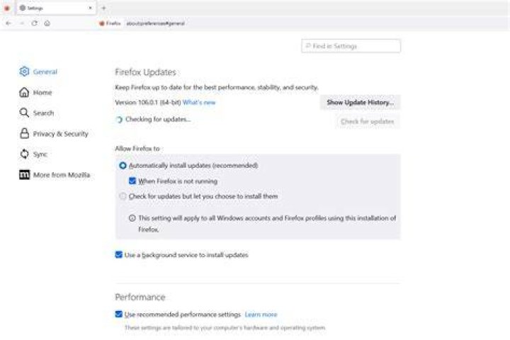 How do I update Firefox in OpenSUSE?