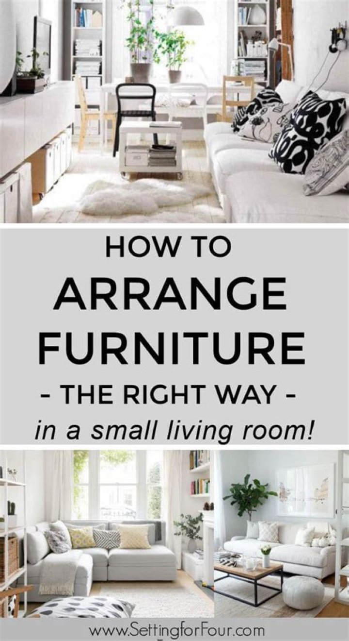 How do you arrange furniture in a small den?