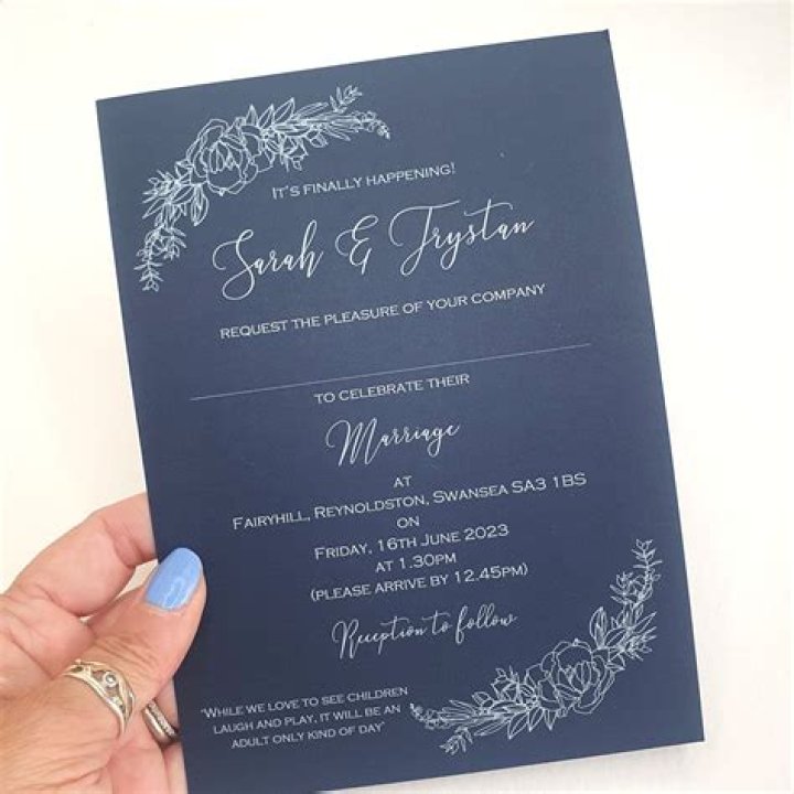 How do you design an invitation?
