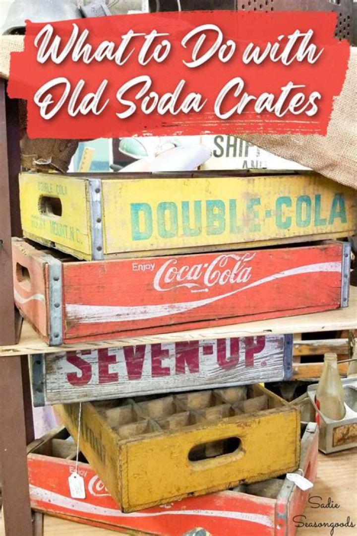 How do you display old crates?