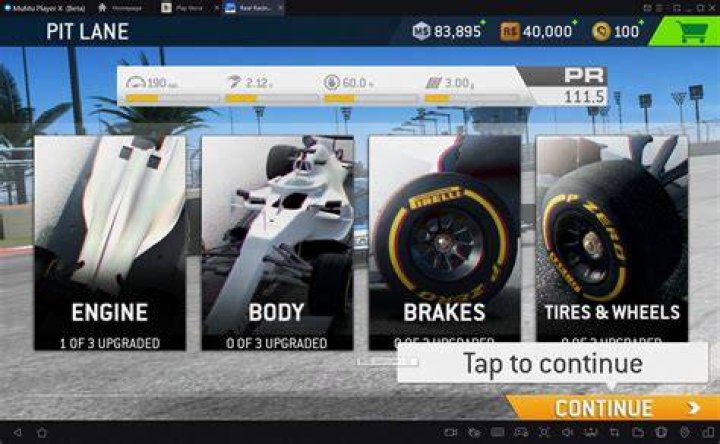 How do you gain endurance in Real Racing 3?