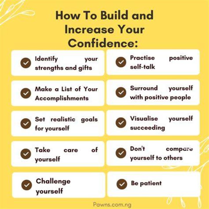 How do you inspire confidence?