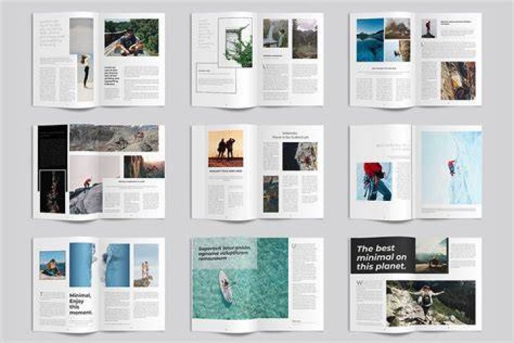 How do you layout a magazine?