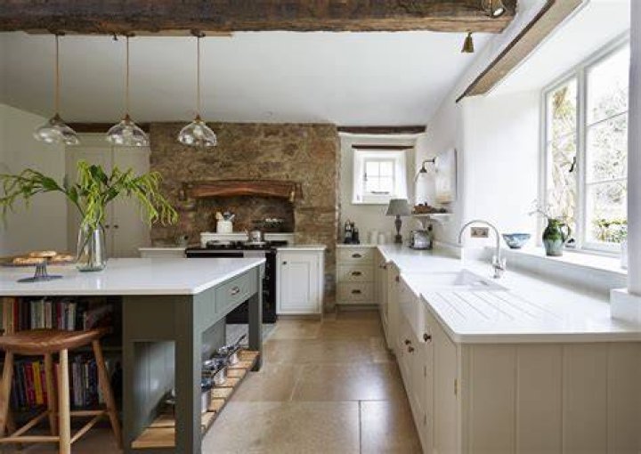 How do you make a country kitchen look modern?