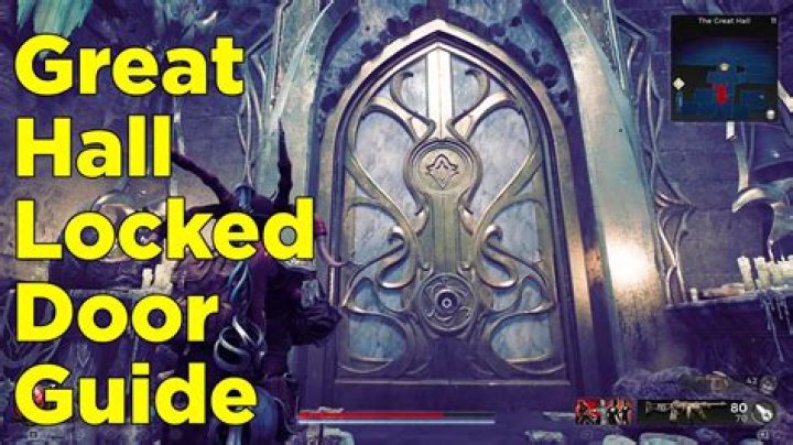 How do you open the locked door in Cathedral ward?