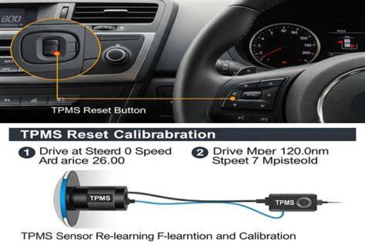How do you reset the TPMS light on a Nissan Frontier?