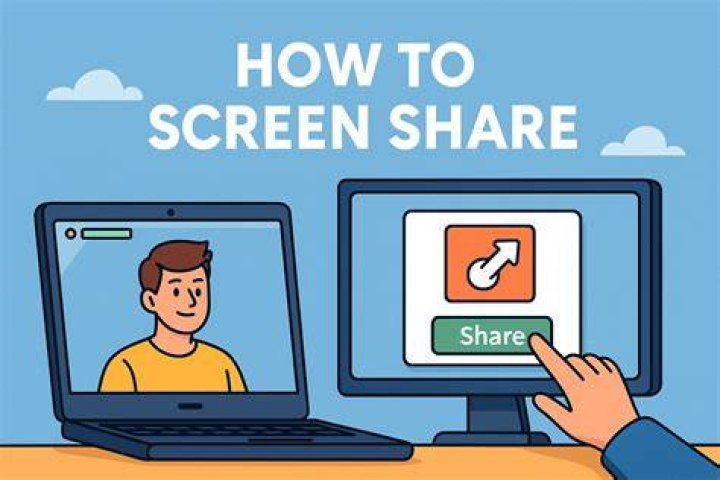 How do you share your screen on Twitter?