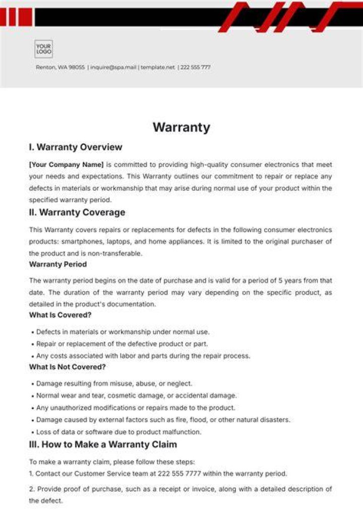 How long is warranty on carpet?