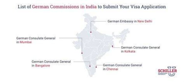 How many German consulates are in the US?