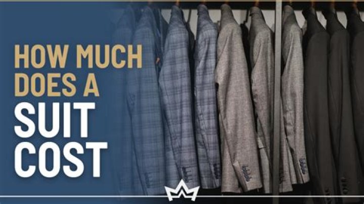 How much does a suit fitting cost?