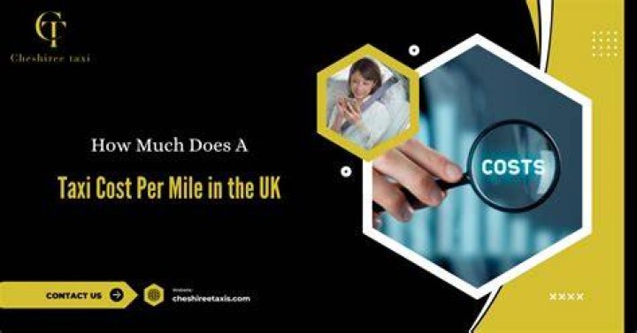 How much is a 5 mile taxi ride UK?
