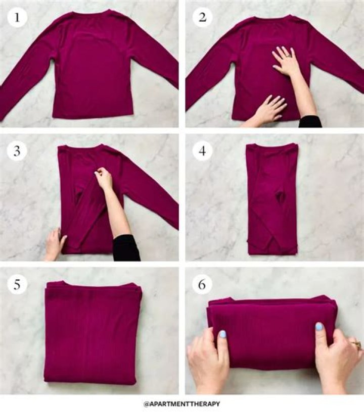 How to fold clothes hack?