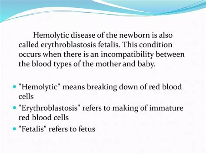 In which case will hemolytic disease of the newborn occur?