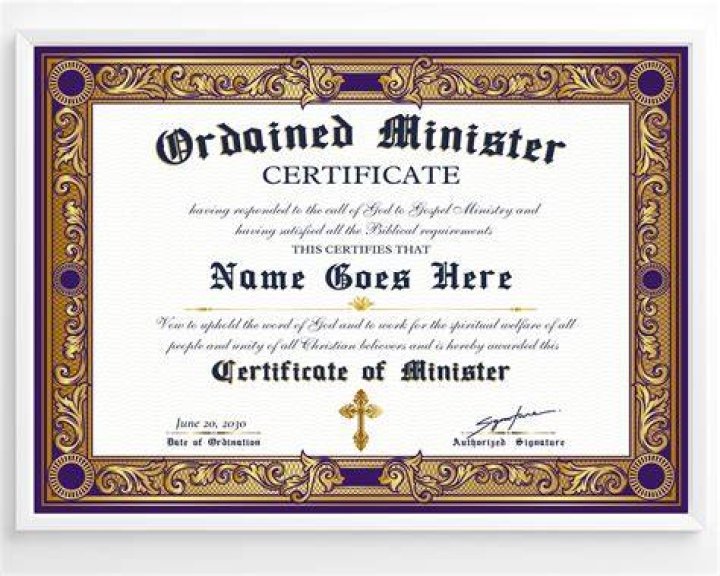 Is an ordained minister the same as a pastor?
