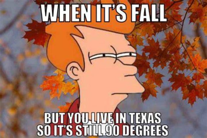 Is it still hot in October in Texas?
