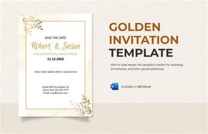 Is there an invitation template in Word?