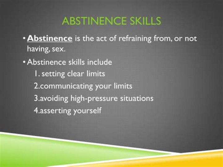 What are 4 types of abstinence?