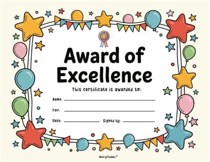 What are awards certificates?