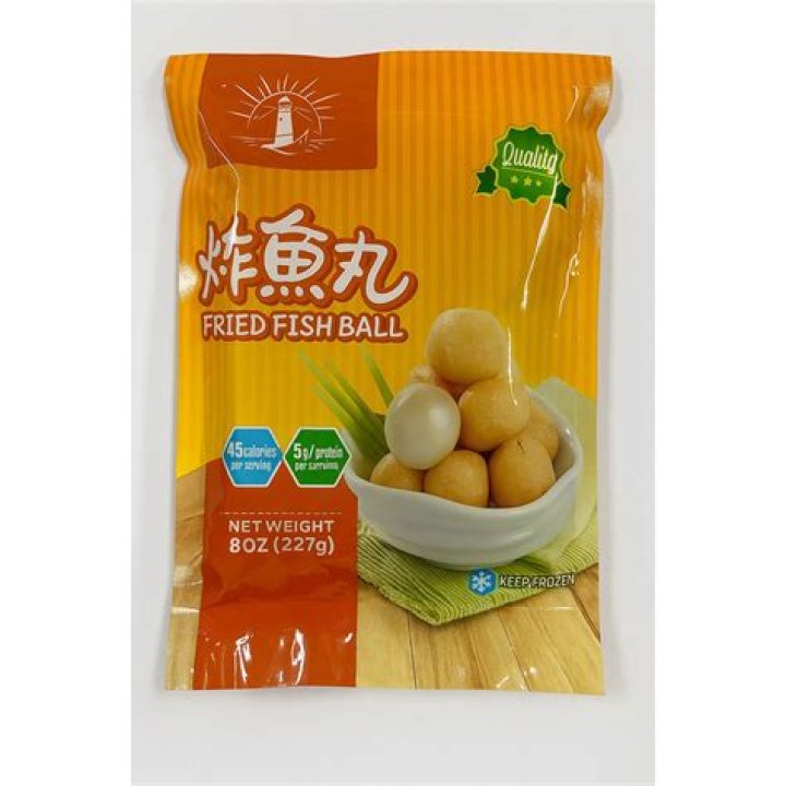 What are fried fish balls made of?